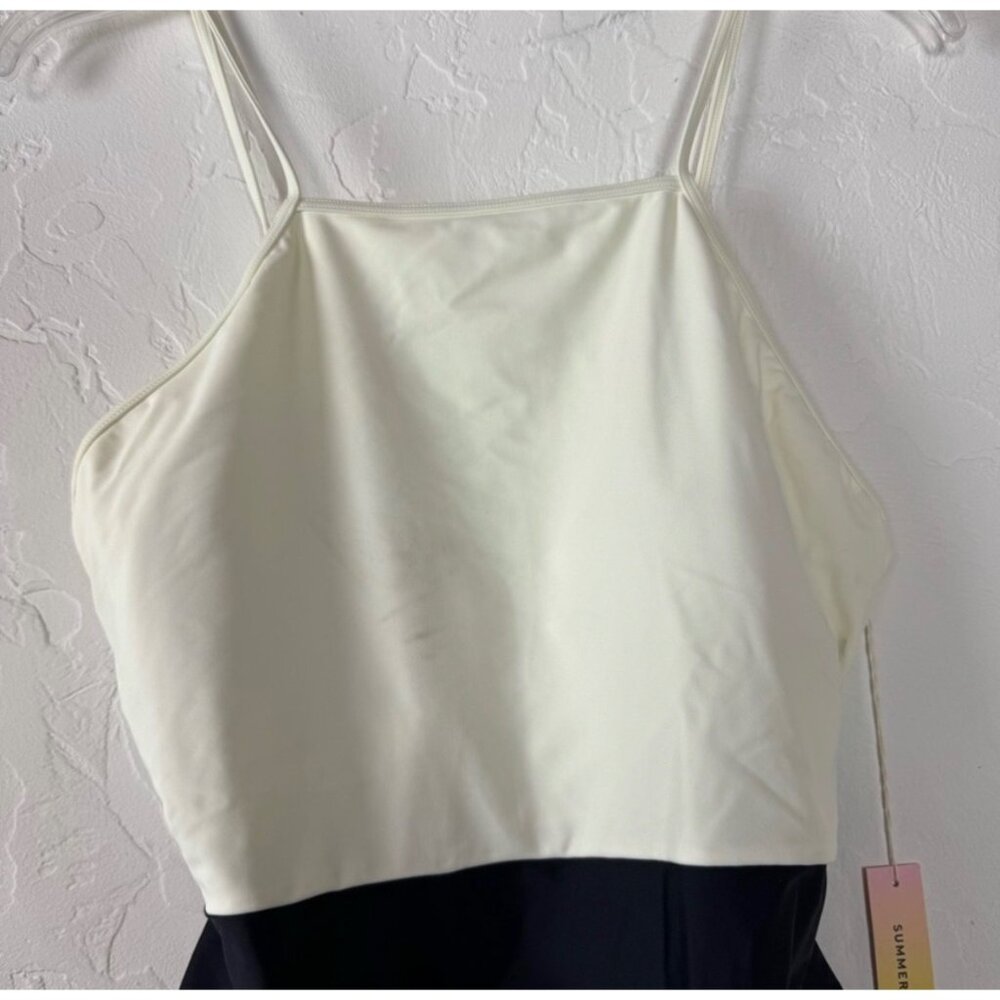 Summersalt Halter Black & White One-Piece, new with tags - Picture 3 of 10